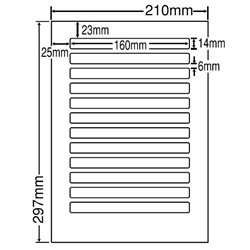 東洋印刷 LDW12EF [シートカットラベル A4 12面(500シート)]
