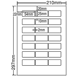 東洋印刷 LDW21QCF [シートカットラベル A4 21面(500シート)]