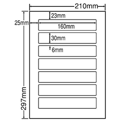 東洋印刷 LDW7QF [シートカットラベル A4 7面(500シート)]
