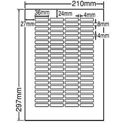 東洋印刷 LDW80YF [シートカットラベル A4 80面(500シート)]