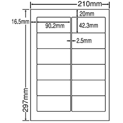 東洋印刷 NEA210F [シートカットラベル A4 12面(500シート)]