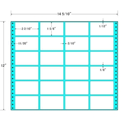 東洋印刷 MX14G [タックフォームラベル 14インチ5/10 x12インチ 24面 500折]