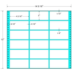 東洋印刷 MX14T [タックフォームラベル 14 5/10x13インチ 18面 500折]