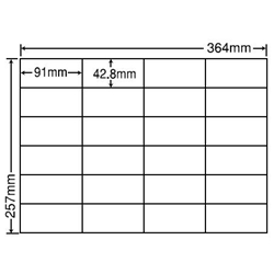 東洋印刷 E24S [シートカットラベル B4 24面(500シート)]