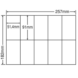 東洋印刷 C10B5M [シートカットラベル B5 10面(1000シート)]