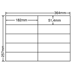 東洋印刷 E10I [シートカットラベル B4 10面(500シート)]