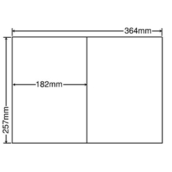 東洋印刷 E2I [シートカットラベル B4 2面(500シート)]