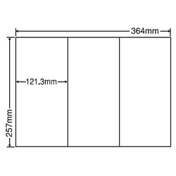 東洋印刷 E3G [シートカットラベル B4 3面(500シート)]