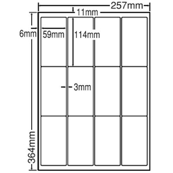 東洋印刷 LEW12S [シートカットラベル B4 12面(500シート)]
