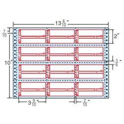東洋印刷 M13HP [タックフォームラベル 13 6/10x10インチ 12面 500折]