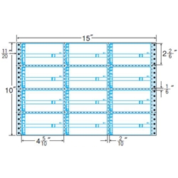 東洋印刷 M15CA [タックフォームラベル 15x10インチ 12面 500折]