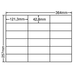 東洋印刷 E18GF [シートカットラベル B4 18面(500シート)]
