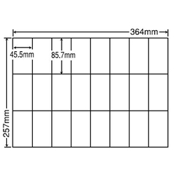 東洋印刷 E24UF [シートカットラベル B4 24面(500シート)]