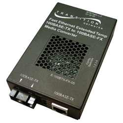 トランジションネットワークス E-100BTX-FX-05(SMHT) [100TX/100FX/SC/SMF/1310/20km/低・高温対策]