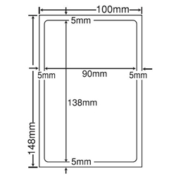 ナナクリエイト CLH24 [レーザプリンタ用ラベル PS版 100mm×148mm 1面付]