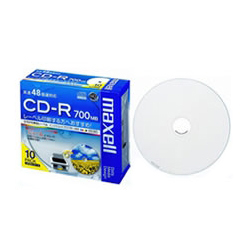 日立マクセル CDR700S.WP.S1P10S [データ用CD-R 48x 700MB 1枚ずつPケース入10P]