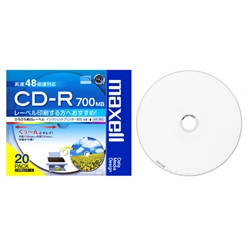 日立マクセル CDR700S.WP.S1P20S [データ用CDR48倍700MB1枚ずつPケース入20枚P]