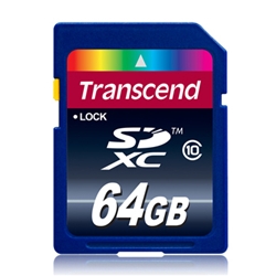 トランセンド TS64GSDXC10 [64GB SDXC カード Class 10 5年保証]