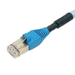 エイム電子 C6S-STP-LB-35 [Cat6 STPケーブル 水色 35m]