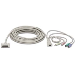 誠実 ブラックボックス・ネットワークサービス ServSwitch EHN428-0006 1.8m(6ft.) HD15+USB CPUケーブル - TV