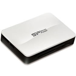 シリコンパワー SPC39V1W [USB3.0対応メモリーカードリーダー ホワイト]