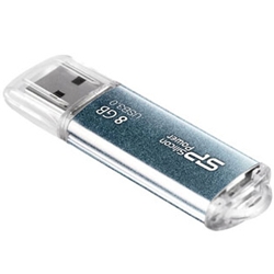 シリコンパワー SP008GBUF3M01V1B [USB3.0フラッシュメモリ 8GB Marvel M01 アイシーブルー]