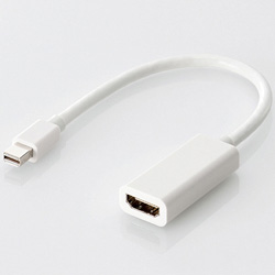 AD-MDPHDMIWH [Mini DisplayPort-HDMI変換アダプタ/ホワイト]