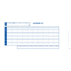 オービック 奉行サプライ 09-SP6002 [袋とじ支給明細書(6002)]