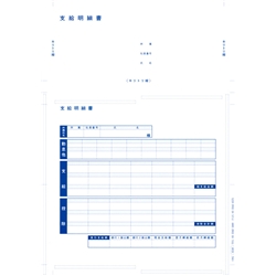 オービック 奉行サプライ 09-SP6140 [単票圧着式支給明細書(6140)]