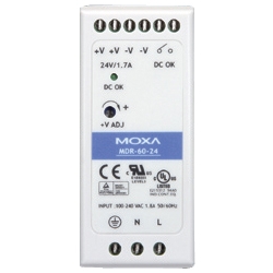 MOXA MDR-60-24 [60W DINレール24VDC電源]