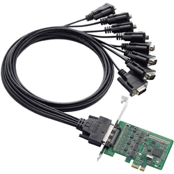 MOXA CP-118EL-A [8ポート RS-232C/422/485 PCIeボード、LP]