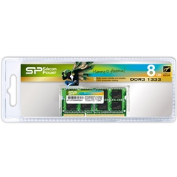 シリコンパワー SP008GBSTU133N02 [メモリ 204Pin SO-DIMM PC3-10600 8GB ブリスター]