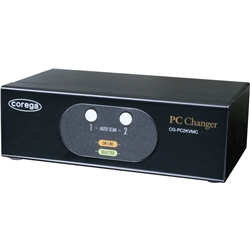 コレガ CG-PC2KVMC-W [PC2台用 PS/2&USB、VGA対応、PC自動切替器]