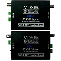 ジョブル VDS2730 [1映像+RS485+DC12V電源重畳伝送機器]