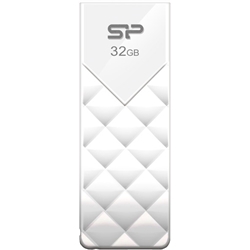 シリコンパワー SP032GBUF2U03V1W [USB2.0メモリー Ultima U03 32GB スノーホワイト]