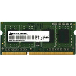 グリーンハウス GH-DNT1333LV-2GG [PC3L-10600 DDR3L SDRAM SO-DIMM 2GB]