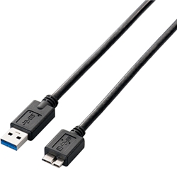 エレコム USB3-AMB05BK [USB3.0ケーブル(A-microB)/0.5m/ブラック]