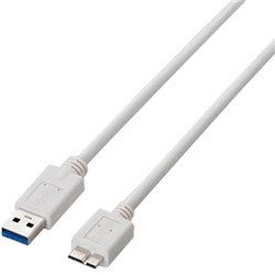エレコム USB3-AMB05WH [USB3.0ケーブル(A-microB)/0.5m/ホワイト]