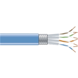 ブラックボックス・ネットワークサービス EVNSL0272BL-1000 [CAT6 シールド付より線PVCバルクケーブル 青 304.8m]