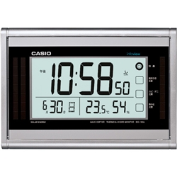 カシオ IDS-160J-8JF [電波壁掛け時計 温度計・湿度計・環境お知らせ]