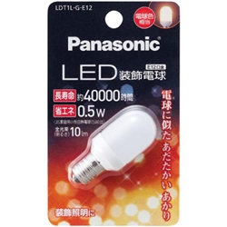 パナソニック LDT1LGE12 [LED装飾電球 0.5W (電球色相当)]