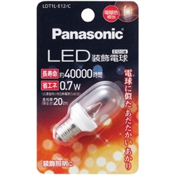 パナソニック LDT1LE12C [LED装飾電球 0.7W (電球色相当)]
