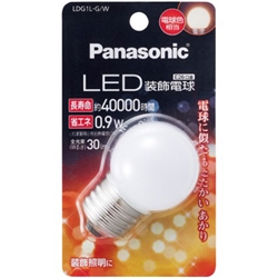 パナソニック LDG1LGW [LED装飾電球 0.9W (電球色相当)]