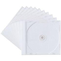 FCD-PN10W [DVD・CDケース(10枚セット・ホワイト)]