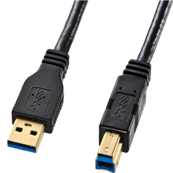 サンワサプライ KU30-10BK [USB3.0対応ケーブル(ブラック・1m)]