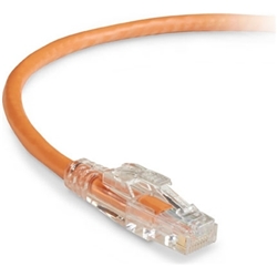 ブラックボックス・ネットワークサービス C5EPC70-OR-01 [CAT5e LockPORTブーツケーブルUTP 橙 0.3m]