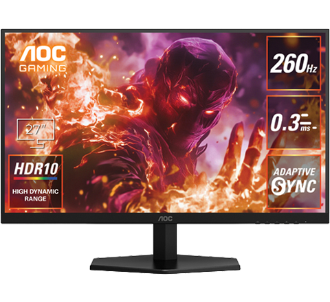 AOC Q27G42ZE/11 [27型ゲーミング液晶ディスプレイ/2560×1440/HDMI、DisplayPort/スピーカー：なし/240Hz]