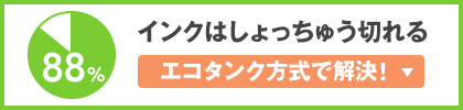 88% インクはしょっちゅう切れる