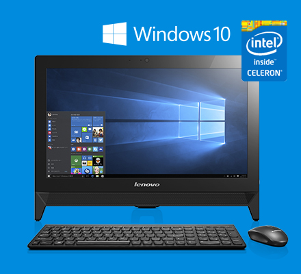 3万円台からのWin10、Celeron搭載、液晶一体型デスクトップPC Lenovo